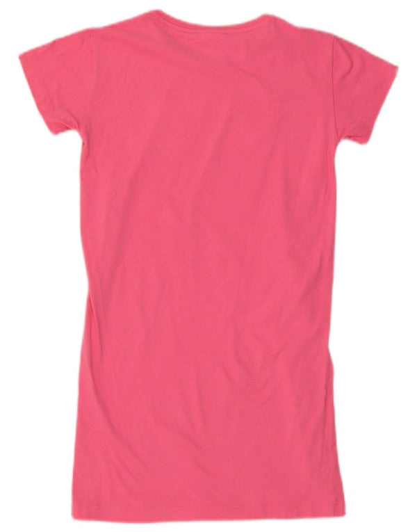 Champion T-Shirt-Kleid mit Grafik für Mädchen, 9–10 Jahre, Mittelrosa
