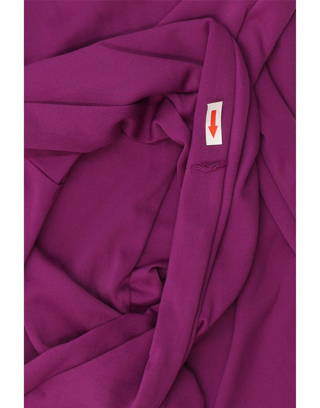 Nike Womens Dri Fit Zip Neck Pullover Trainingsanzug Top UK 10 Small Lila