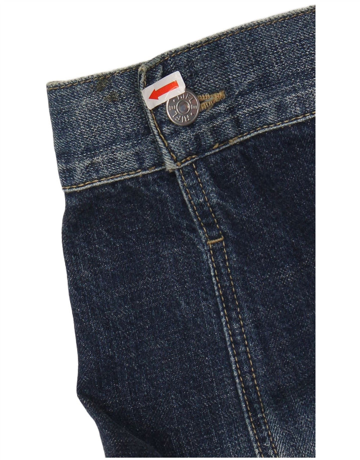 RIFLE Damen Jeansjacke UK 16 Große blaue Baumwolle