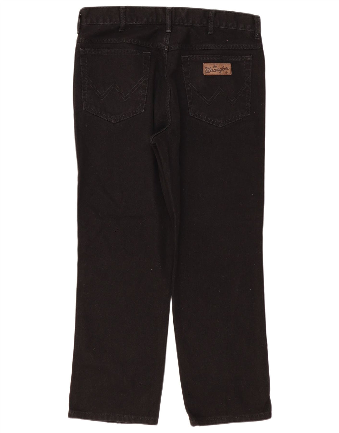 Wrangler Herren Texas Straight Jeans W36 L30 Schwarze Baumwolle