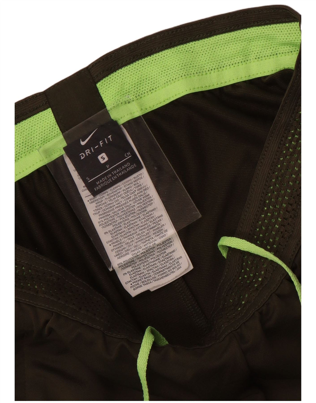 Nike Herren Dri Fit Trainingshose, klein, Khaki, geometrisch, Polyester