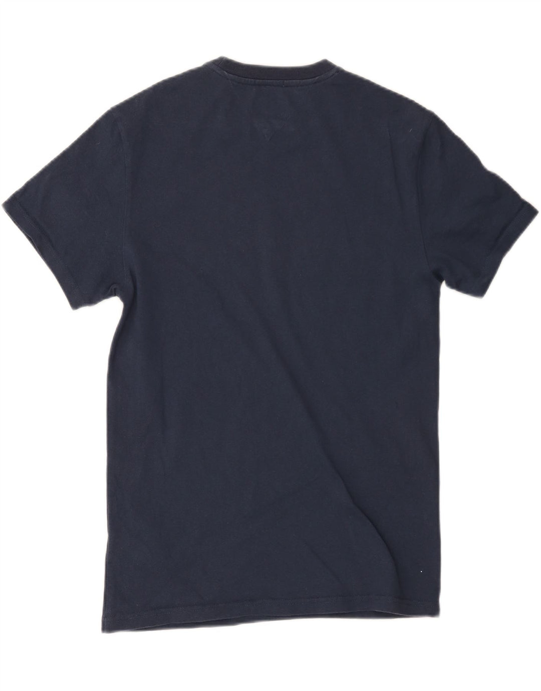 TOMMY HILFIGER Herren-T-Shirt mit normaler Passform, Grafik, Größe S, Marineblau, Baumwolle