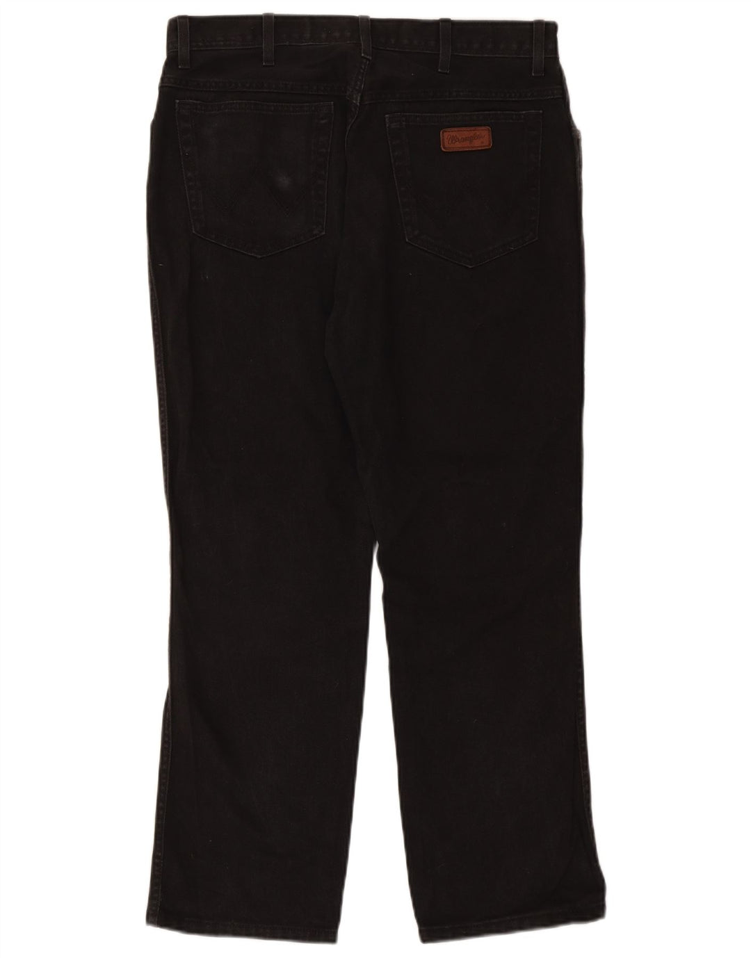 Wrangler Herren-Jeans mit normaler Passform, gerade Passform, W36, L30, schwarze Baumwolle