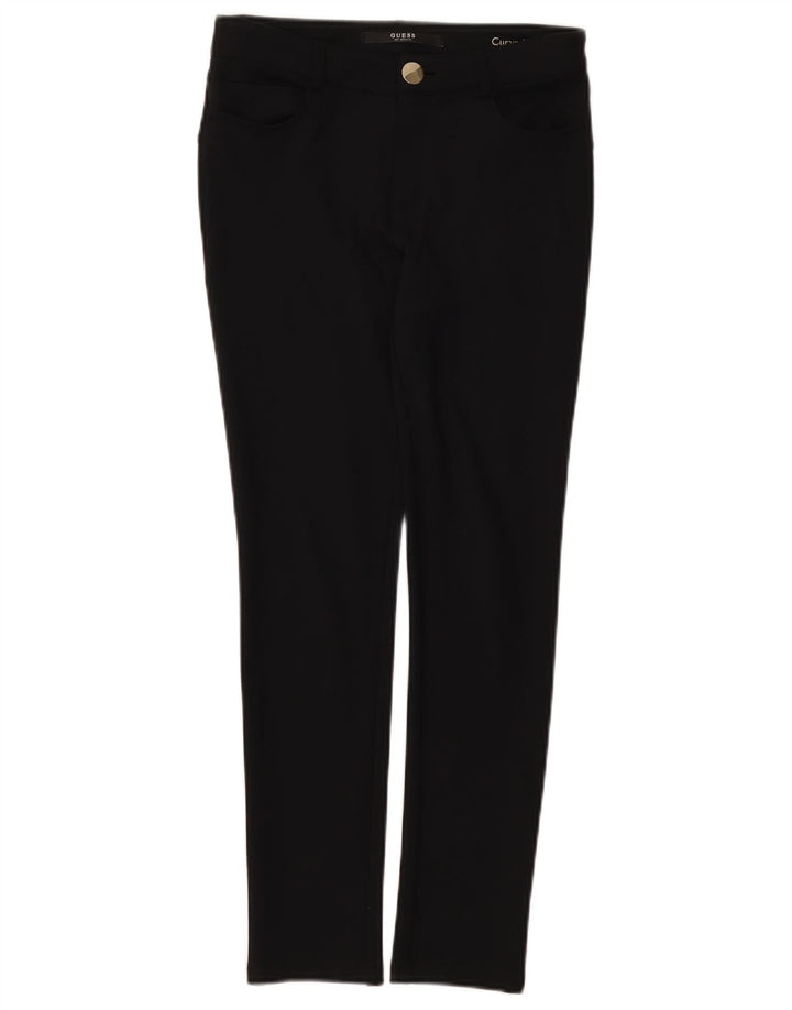 Guess Damen Slim Freizeithose W28 L27 Schwarz