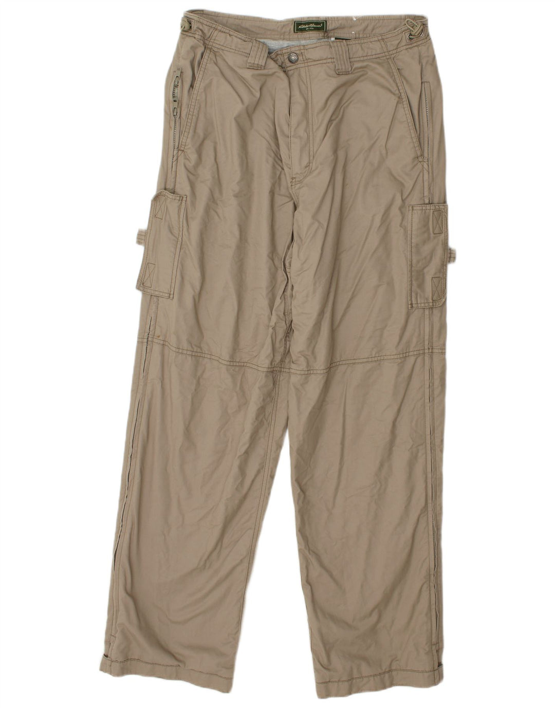 Eddie Bauer Herren gerade Cargohose W33 L32 Beige Baumwolle