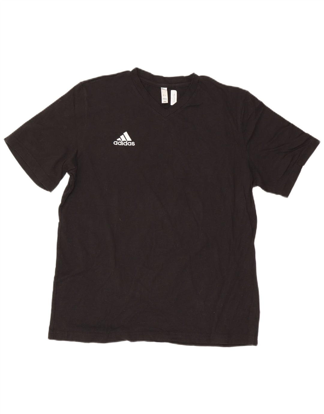 Adidas Herren T-Shirt Top Large Schwarz Baumwolle