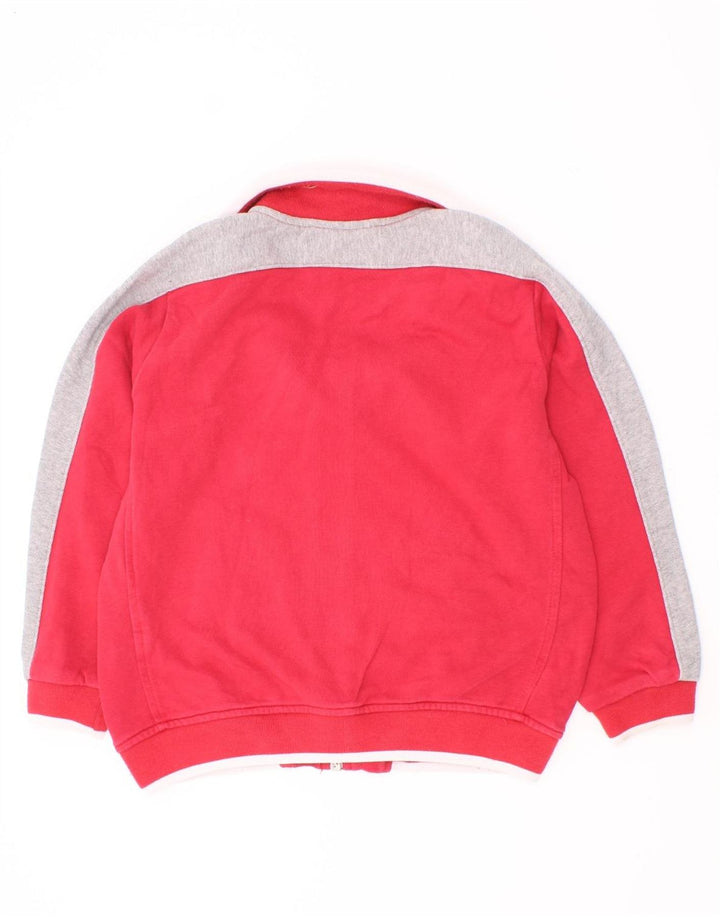 Champion Jungen-Trainingsanzug-Top-Jacke, 5–6 Jahre, XS, Rot, Farbblock