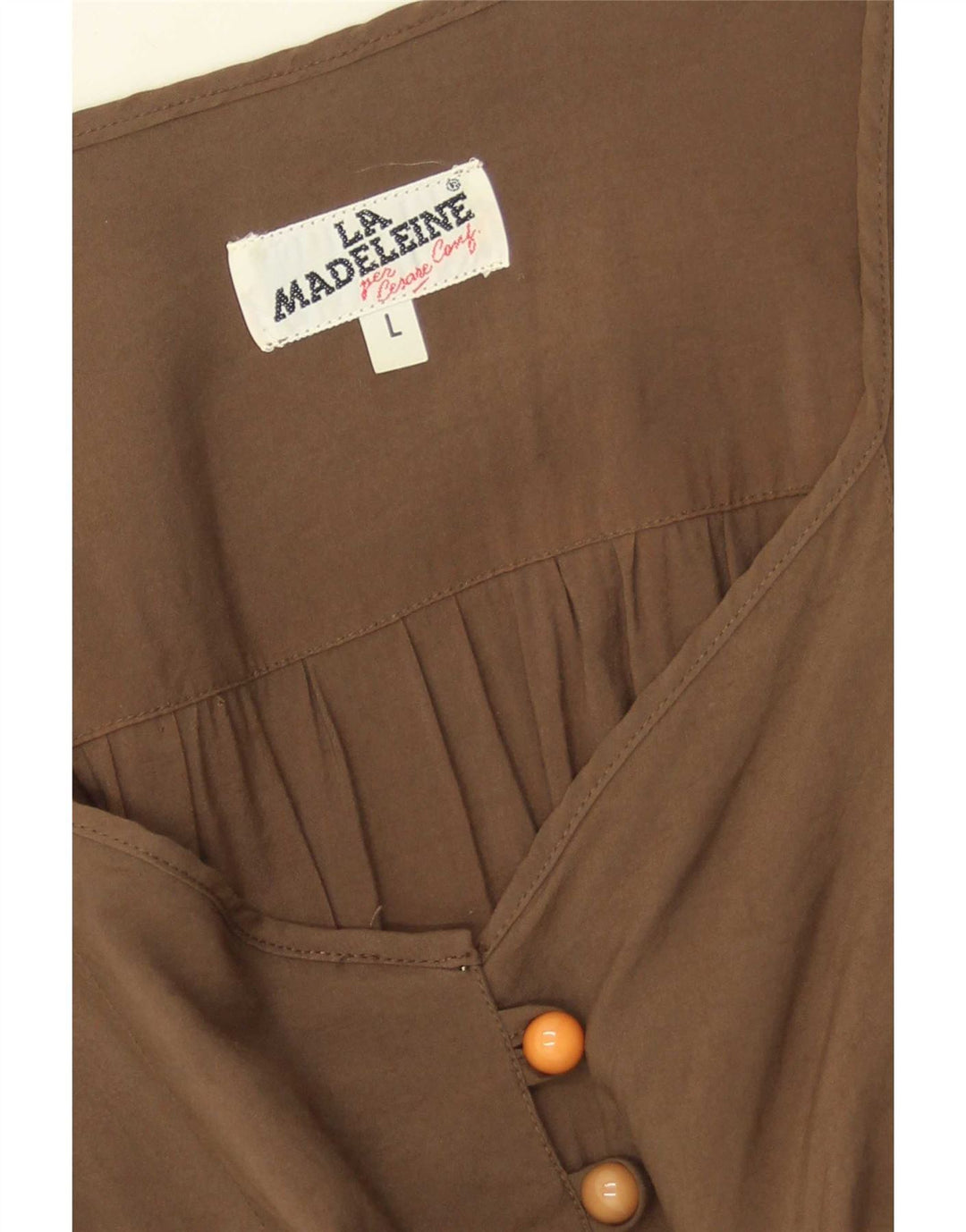 La Madeleine Damen Maxikleid UK 14 Large Braun