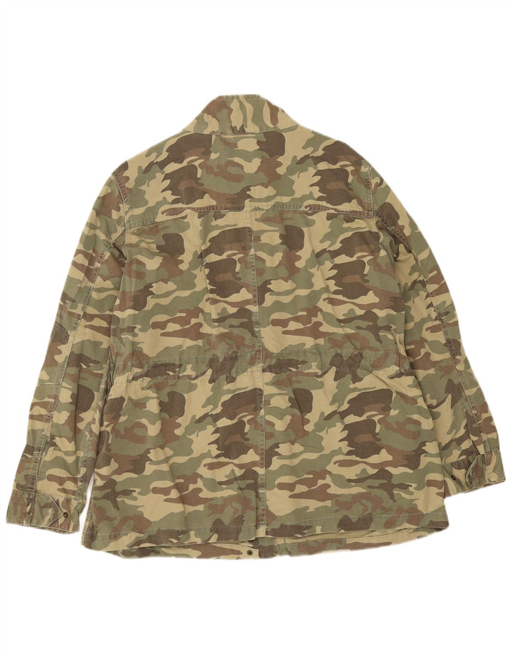 Marks & Spencer Damen Übergroße Utility-Jacke UK 18 XL Khaki Camouflage
