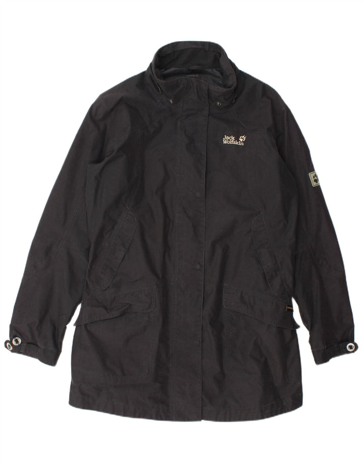 Jack Wolfskin Damen Windjacke UK 18/20 XL Schwarz Polyester