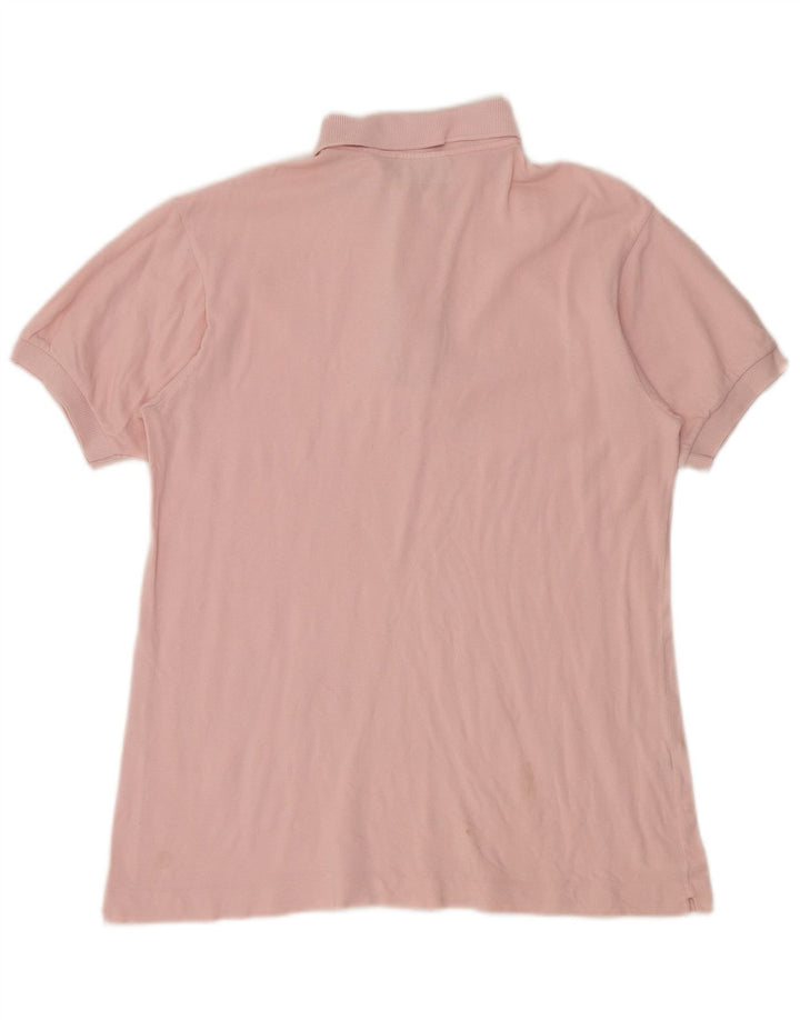 Lacoste Herren-Poloshirt, Größe 4, mittelrosa, Baumwolle