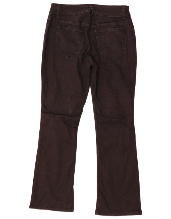 Lee Damen Riders Mid Rise Bootcut Jeans US 8 Medium W30 L29 Schwarze Baumwolle