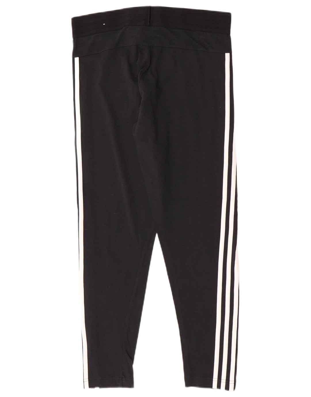 Adidas Damen Leggings UK 14 Große schwarze Baumwolle