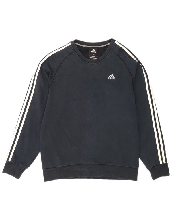 Adidas Herren Clima 365 Sweatshirt Pullover Small Marineblau Baumwolle