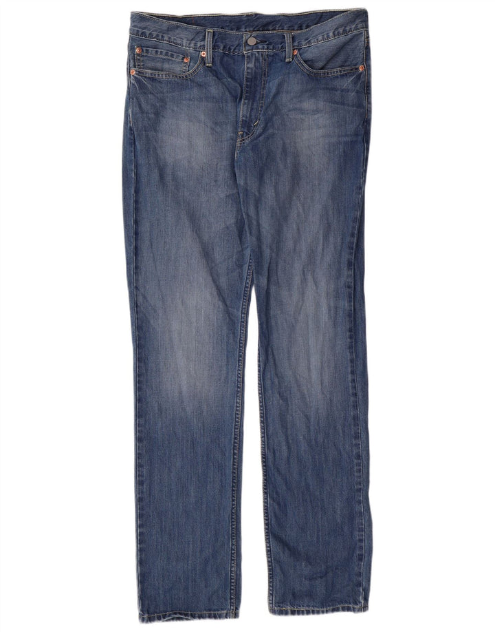 Levi's Herren 511 Slim Jeans W36 L34 Blaue Baumwolle