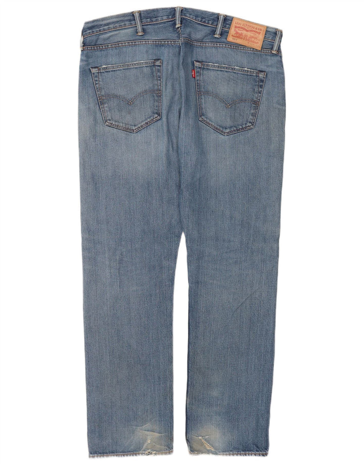 Levi's Herren 501 Straight Jeans W38 L32 Blaue Baumwolle