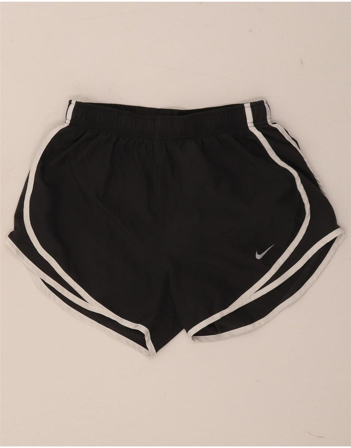Nike Damen Dri Fit Sport Shorts UK 8 Small Grau