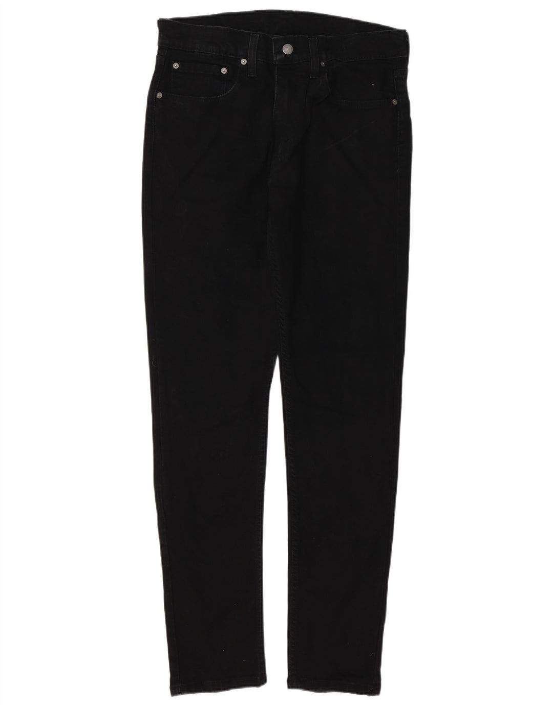 LEVI'S Herren 512 Slim Tapered Jeans W34 L32 Schwarze Baumwolle