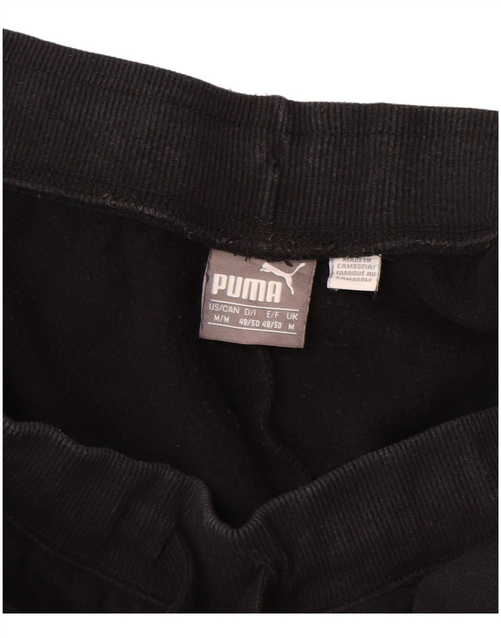 PUMA Damen-Trainingshose, Größe UK 12, mittelschwarz, Baumwolle