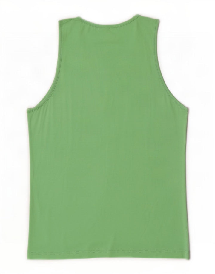 Adidas Herren Weste Top Small Grün Baumwolle