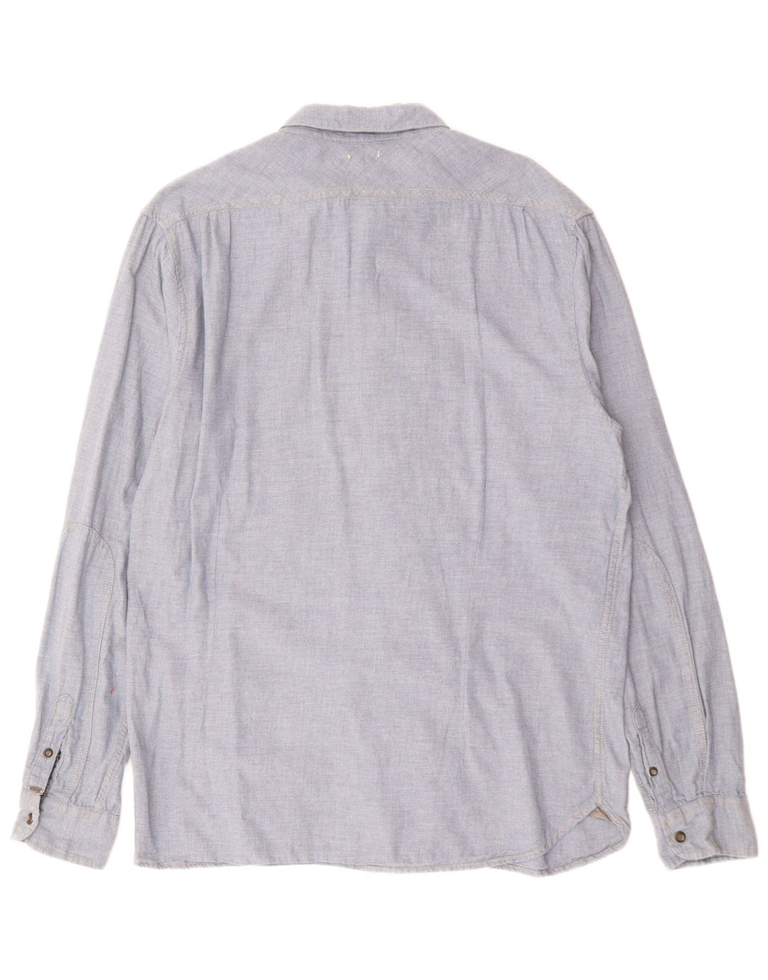 SCOTCH & SODA Herrenhemd aus mittelblauer Baumwolle