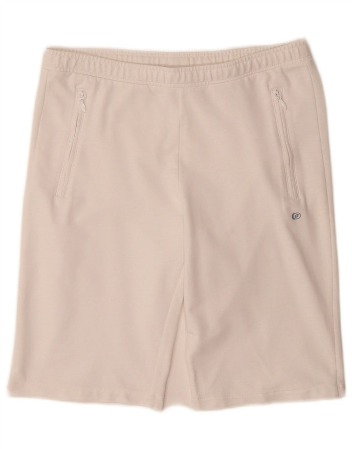 Lotto Damen Sportshorts UK 12 Mittelweiße Baumwolle