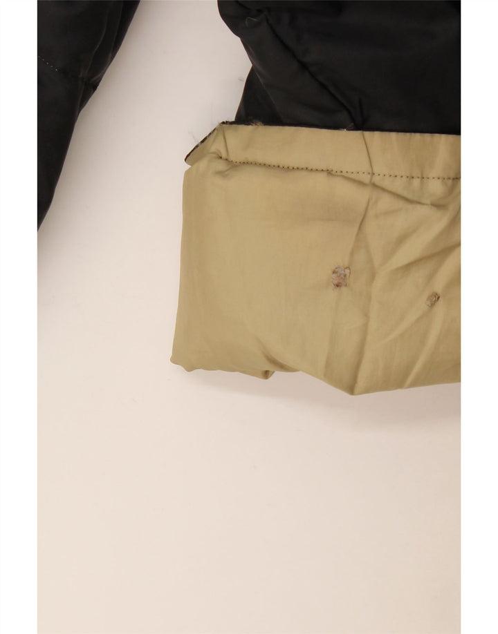 Mash wattierte Herrenjacke mit Kapuze, UK 42, XL, Schwarz