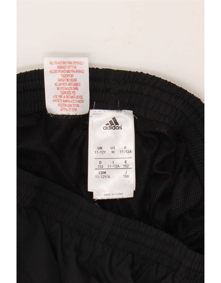 Adidas Jungen Graphic Sport Shorts 11–12 Jahre, schwarzes Polyester