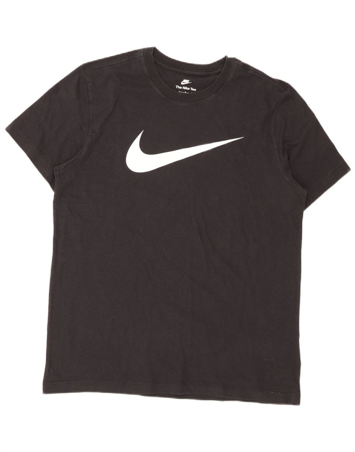 Nike Herren-T-Shirt mit Grafik, groß, aus schwarzer Baumwolle