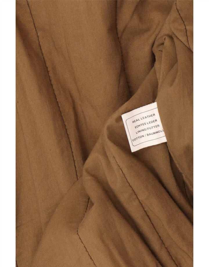 Outback Herren Lederjacke UK 42 XL Braunes Leder