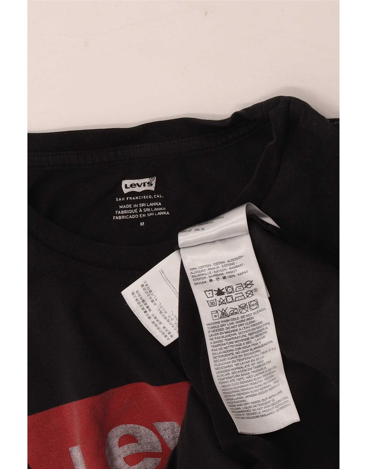 Levi's Herren-T-Shirt mit Grafik, mittelschwarze Baumwolle