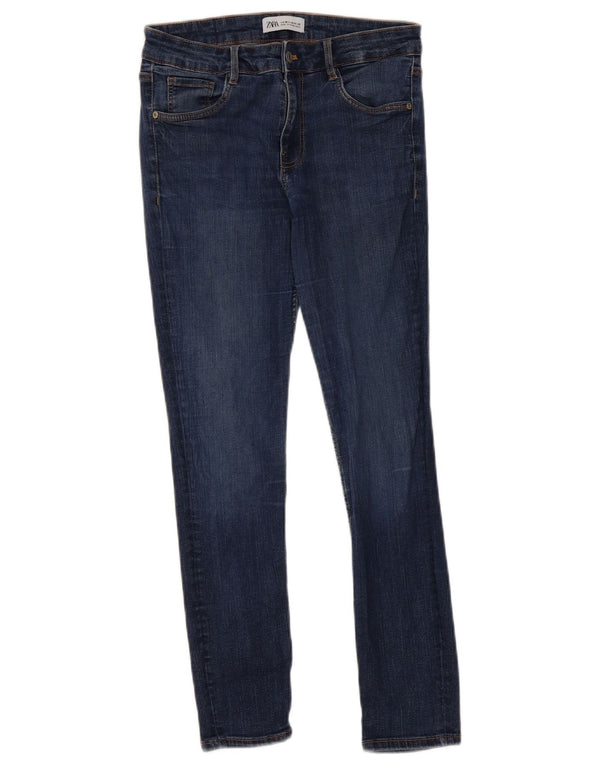 Zara Damen Skinny Jeans EU 38 Small W28 L28 Marineblau