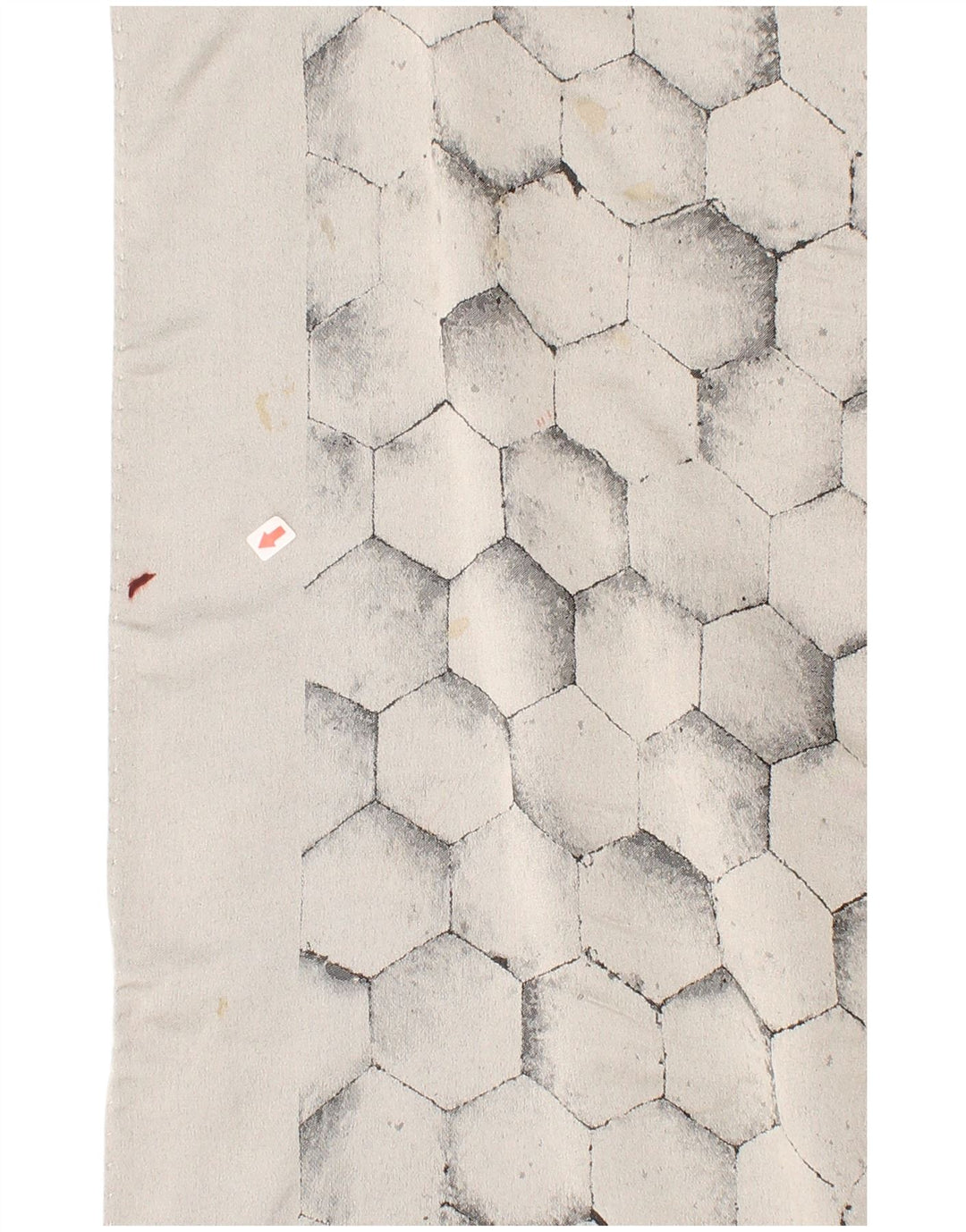 Vintage Herren Schal mit geometrischem Rechteck, Einheitsgröße, grau, geometrisch, klassisch