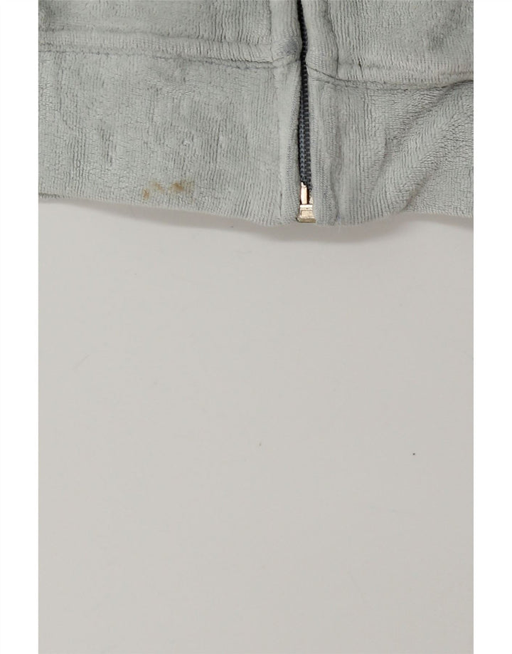 Champion Damen Velours-Trainingsoberteil, Jacke, UK 14, Mittelblau