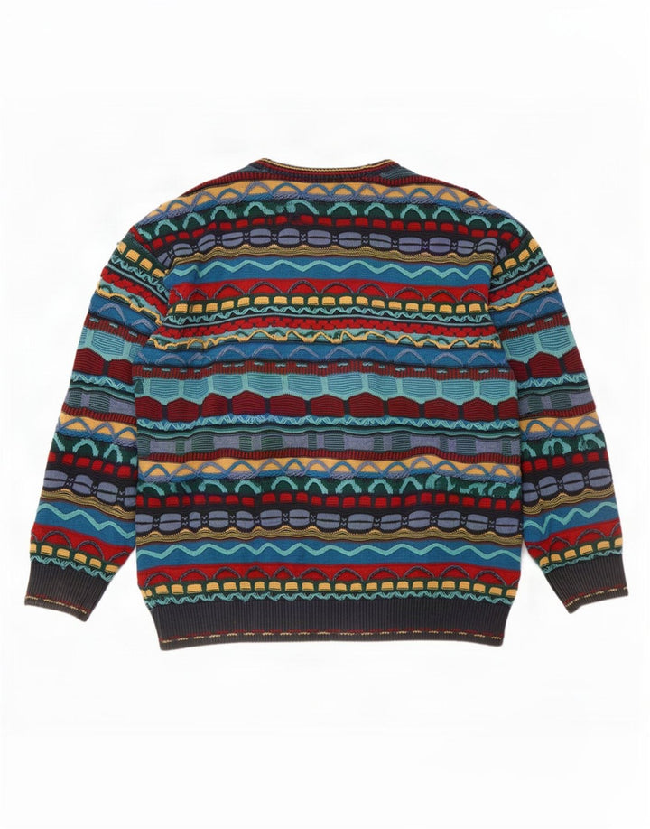 Florence Tricot Herren-Pullover mit Rundhalsausschnitt, mittelgroß, mehrfarbig