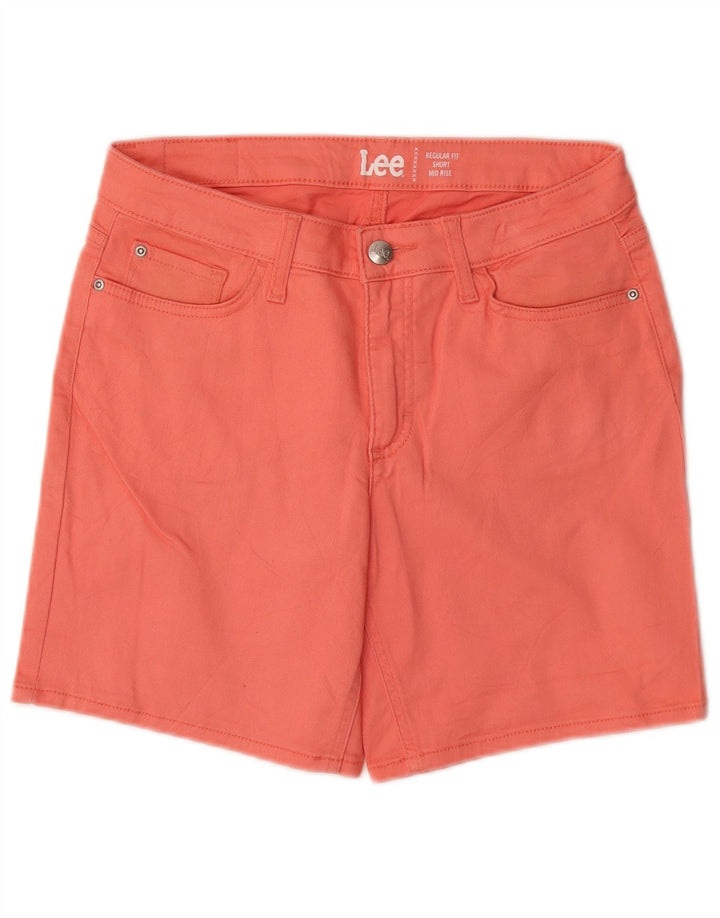 LEE Damen-Shorts mit mittelhohem Bund und normaler Passform, legere Shorts, US 8, M, W28, rosa Baumwolle