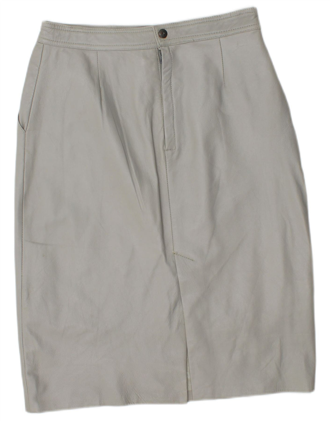 Vintage Damen Bleistiftrock W28 Mittelgrau
