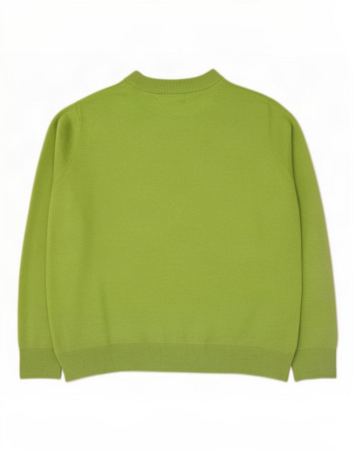 Marks & Spencer Damen-Pullover mit Rundhalsausschnitt, Gr. 14, Mittelgrün