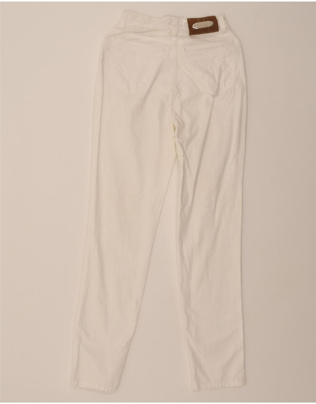 ICEBERG Womens Slim Jeans W23 L30 White Cotton Vintage Iceberg and Second-Hand Iceberg from Messina Hembry 