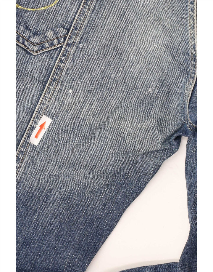 Vintage Damen Bootcut Jeans W28 L31 Marineblau
