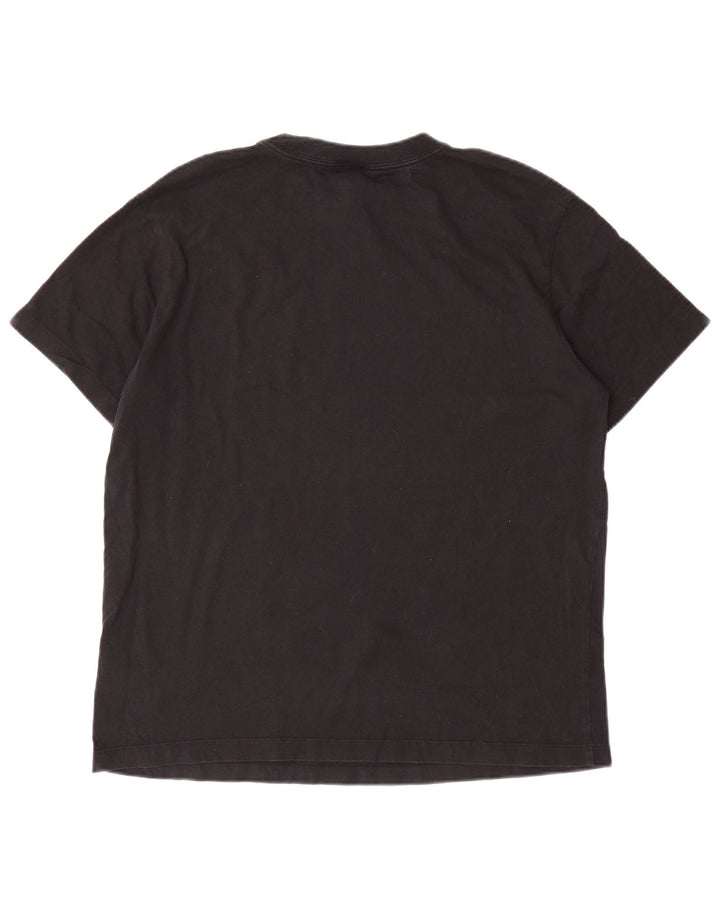 Nike Herren T-Shirt Top Small Schwarz Baumwolle