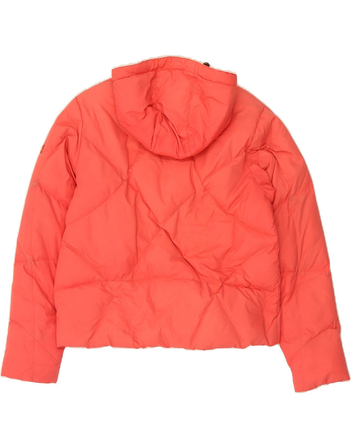THINK PINK Womens Oversized Hooded Padded Jacket UK 18 XL Orange Vintage Think Pink and Second-Hand Think Pink from Messina Hembry 