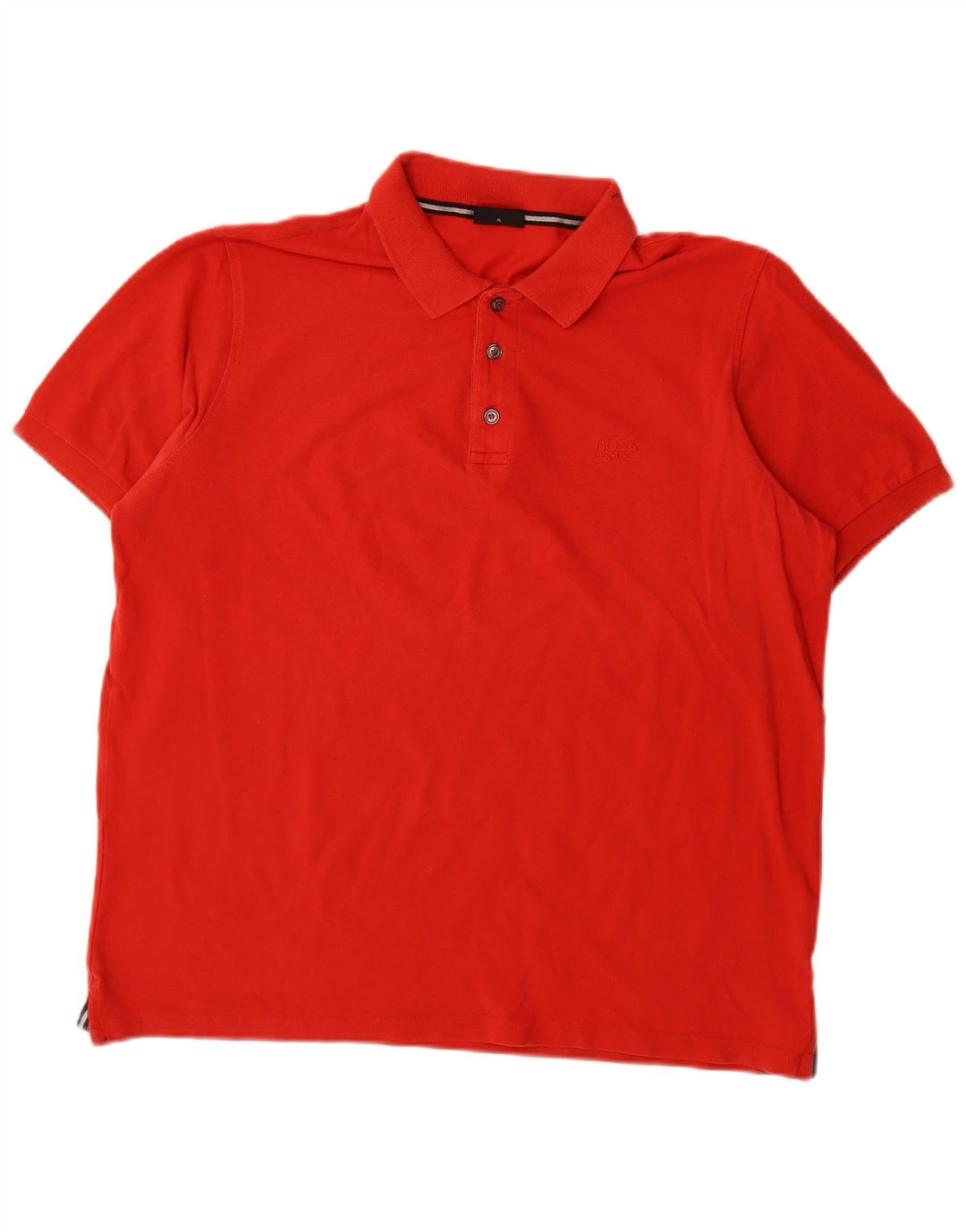 Hugo Boss Herren Poloshirt XL rote Baumwolle