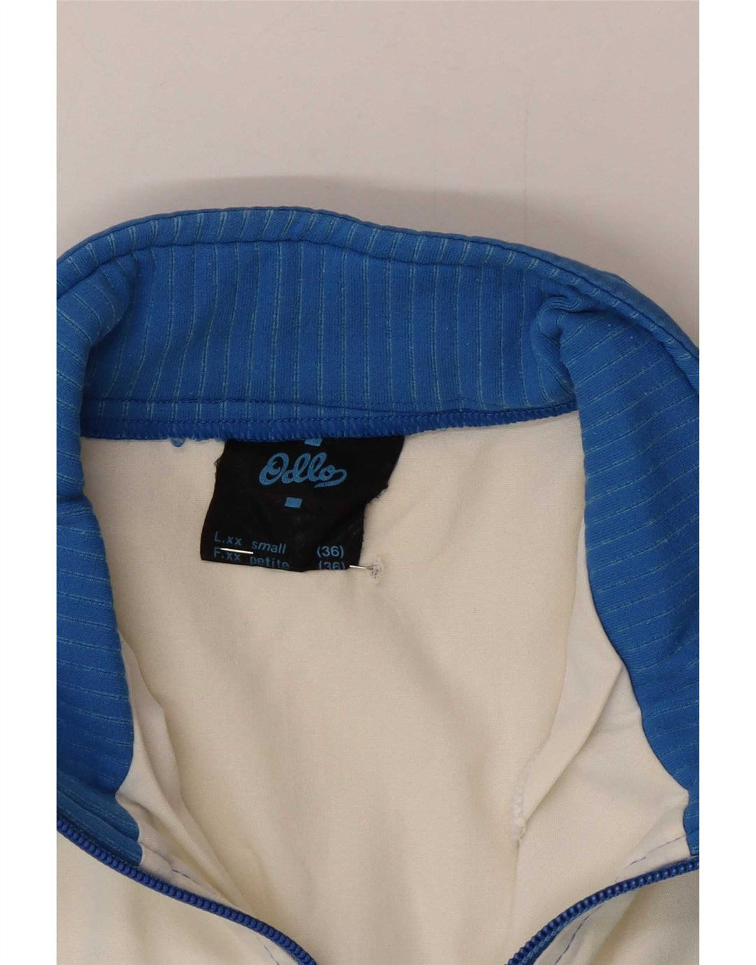 Odlo Mens Pullover Tracksuit Top Jacket Small Blue Colourblock