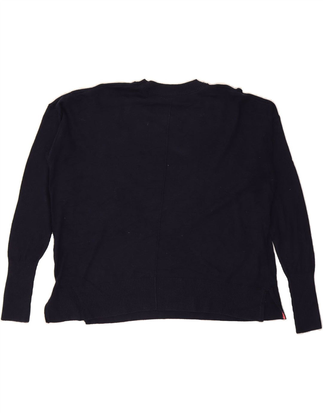 JOULES Womens Oversized Crew Neck Jumper Sweater UK 12 Medium Navy Blue Vintage Joules and Second-Hand Joules from Messina Hembry 