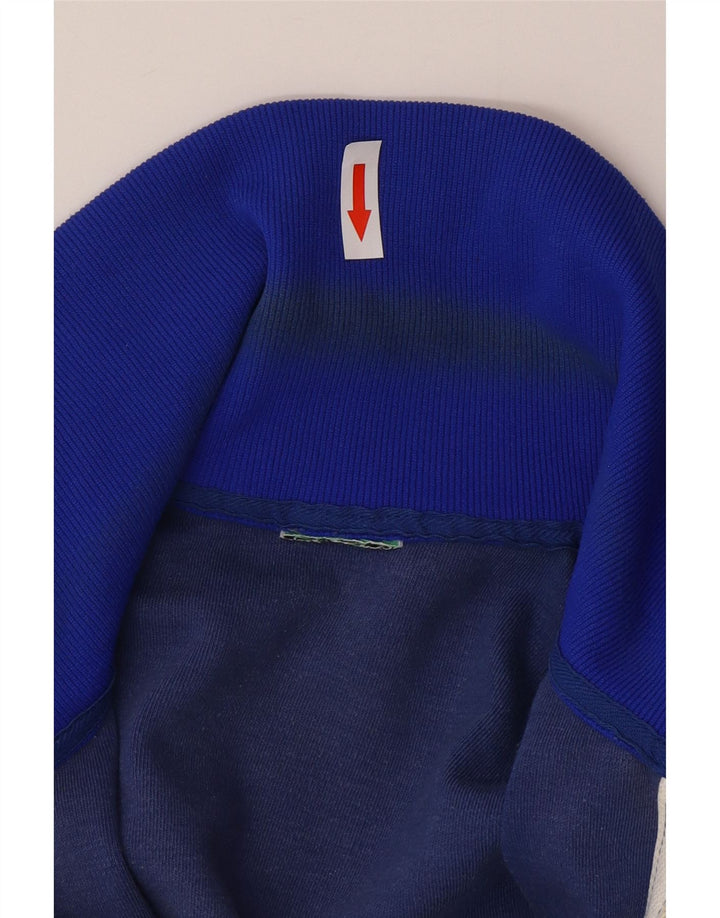 Vintage Herren Trainingsanzug Top Jacke Groß Blau