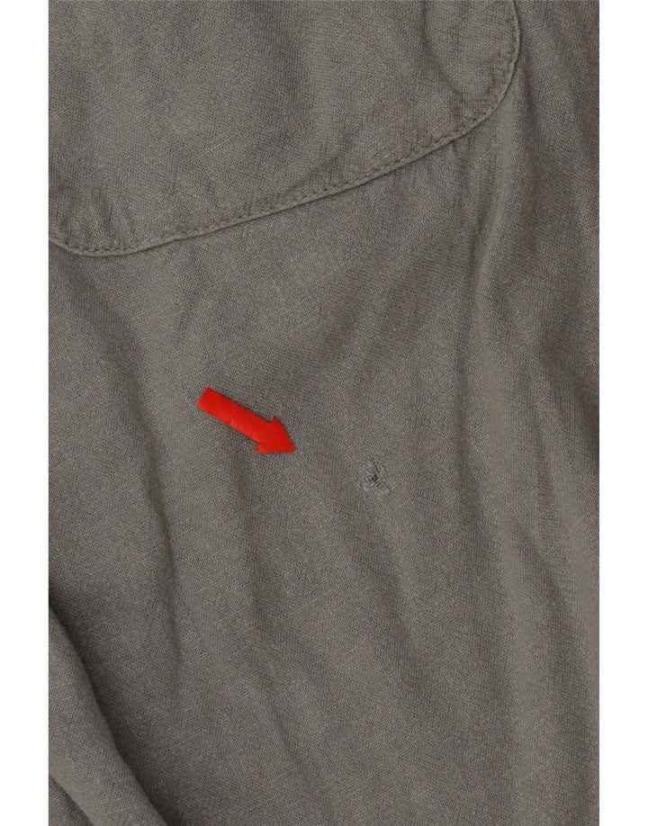 Zara Damen Jogger-Chinohose, mittelgroß, W30, L27, graue Viskose