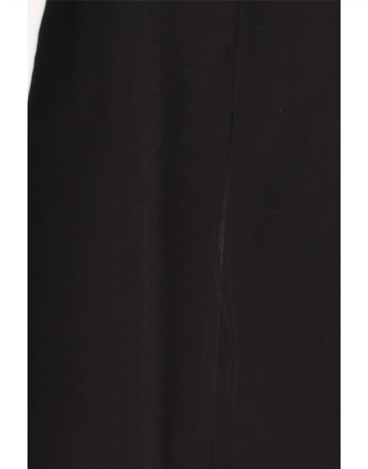 ASPESI Womens Sleeveless Sheath Dress IT 46 Large Black Polyester | Vintage Aspesi | Thrift | Second-Hand Aspesi | Used Clothing | Messina Hembry 