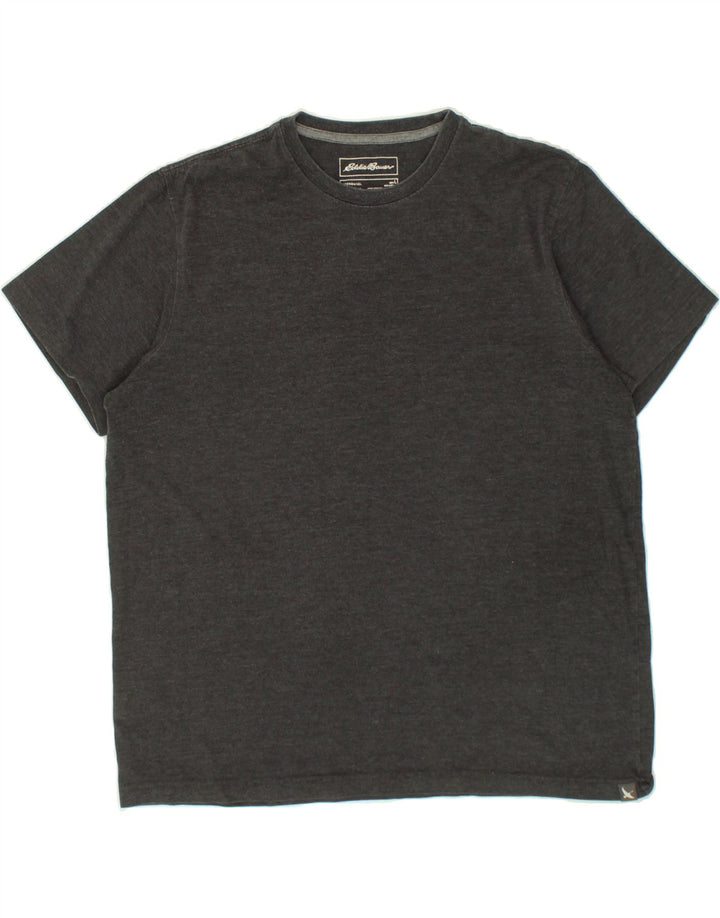 EDDIE BAUER Mens T-Shirt Top Large Grey Cotton Vintage Eddie Bauer and Second-Hand Eddie Bauer from Messina Hembry 