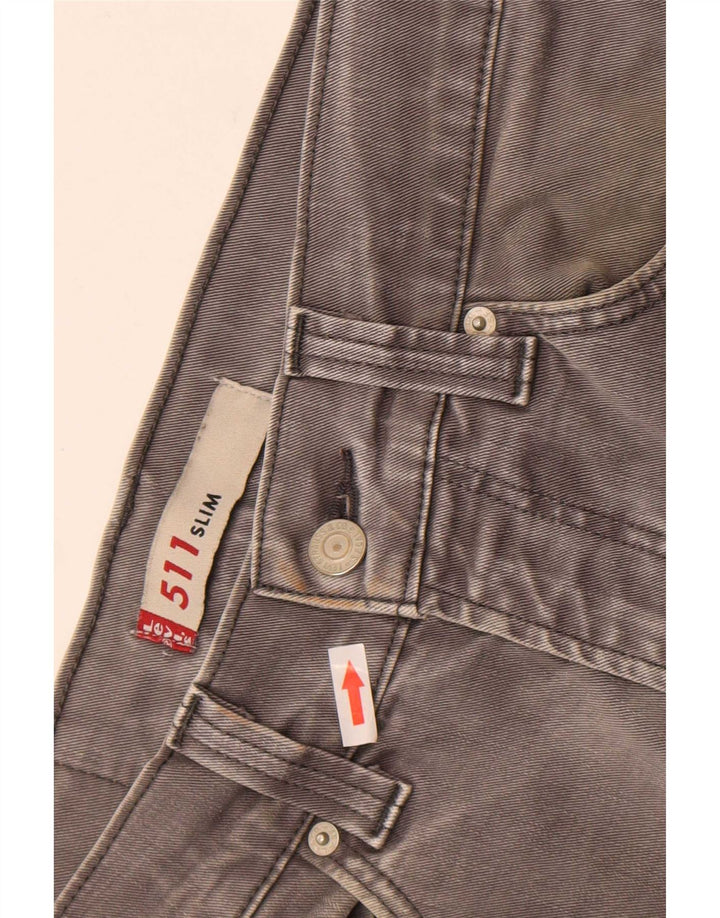 Levi's Herren 511 Slim Jeans W30 L29 Graue Baumwolle